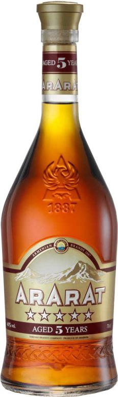 Бренді Аrаrаt 5* 40% 0.7 л  